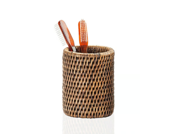 BASKET BER - Countertop rattan toothbrush holder by DECOR WALTHER - view 3